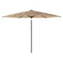 Garden umbrella with brown steel pole 288x288x225 cm by , Umbrellas - Ref: Foro24-4005105, Price: 96,57 €, Discount: %