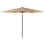 Garden umbrella with brown steel pole 288x288x225 cm by , Umbrellas - Ref: Foro24-4005105, Price: 96,57 €, Discount: %