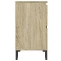 Armario de lavabo madera contrachapada roble Sonoma 80x33x60 cm de , Tocadores de baño - Ref: Foro24-849666, Precio: 88,73 €,...