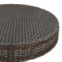 Garden table and high stools 5 pieces with brown PE rattan cushions by , Garden sets - Ref: Foro24-3261443, Price: 283,66 €, ...