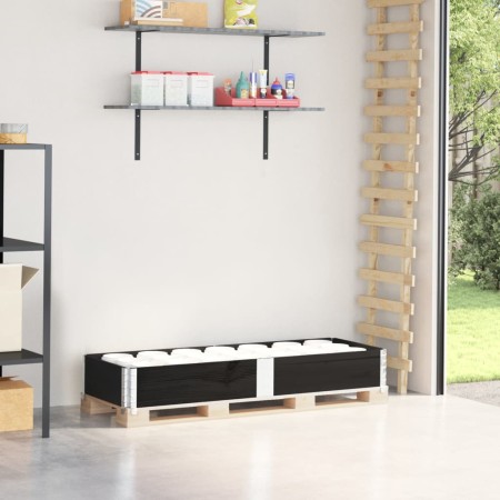 Solid black pine wood pallet necklace 150x50 cm by , Loading platforms and pallets - Ref: Foro24-4010294, Price: 43,99 €, Dis...