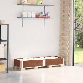 Solid pine wood pallet necklace in brown, 150x50 cm by , Loading platforms and pallets - Ref: Foro24-4010296, Price: 44,99 €,...