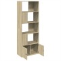 Estantería de madera de ingeniería roble Sonoma 70x36x189 cm de , Librerías y estanterías - Ref: Foro24-3295319, Precio: 125,...