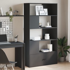 Engineered wood black bookshelf 100x36x189 cm by , Bookcases and shelves - Ref: Foro24-3295325, Price: 155,05 €, Discount: %