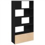 Estantería de madera de ingeniería negra 100x36x189 cm de , Librerías y estanterías - Ref: Foro24-3295325, Precio: 154,82 €, ...