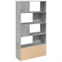 Estantería de madera de ingeniería gris hormigón 100x36x189 cm de , Librerías y estanterías - Ref: Foro24-3295327, Precio: 15...