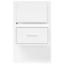 Wall-mounted bedside tables with LED lights, 2 units, white by , Nightstands - Ref: Foro24-848158, Price: 121,36 €, Discount: %