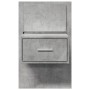 Wall-mounted bedside tables with LED lights 2 units concrete gray by , Nightstands - Ref: Foro24-848164, Price: 117,14 €, Dis...