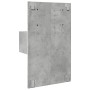 Wall-mounted bedside tables with LED lights 2 units concrete gray by , Nightstands - Ref: Foro24-848164, Price: 117,14 €, Dis...