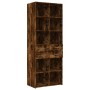 Aparador alto madera de ingeniería roble ahumado 70x42,5x185 cm de , Aparadores - Ref: Foro24-3281466, Precio: 185,55 €, Desc...