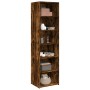 Aparador alto madera de ingeniería roble ahumado 50x41x185 cm de , Aparadores - Ref: Foro24-3281684, Precio: 125,62 €, Descue...