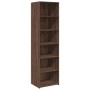 Aparador alto madera de ingeniería marrón roble 50x41x185 cm de , Aparadores - Ref: Foro24-3281686, Precio: 128,99 €, Descuen...