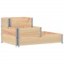 Raised flowerbed with 3 levels made of solid pine wood, 120x80 cm. by , Pots and planters - Ref: Foro24-4010313, Price: 83,22...