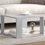 Engineered wood gray concrete coffee table 51.5x51.5x30 cm by , Coffee table - Ref: Foro24-848139, Price: 40,05 €, Discount: %