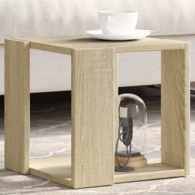 Mitteltisch aus Sonoma-Eichenfurnierholz 32x32x30 cm von , Couchtisch - Ref: Foro24-848145, Preis: 27,00 €, Rabatt: %