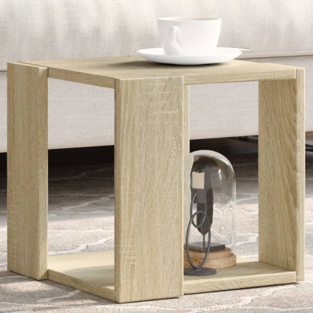 Mesa de centro madera de ingeniería roble Sonoma 32x32x30 cm de , Mesas de centro - Ref: Foro24-848145, Precio: 27,00 €, Desc...