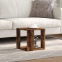 Engineered wood smoked oak coffee table 32x32x30 cm by , Coffee table - Ref: Foro24-848147, Price: 28,14 €, Discount: %