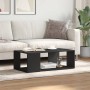 Mesa de centro madera de ingeniería negra 89,5x48x30 cm de , Mesas de centro - Ref: Foro24-848151, Precio: 55,26 €, Descuento: %