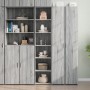 Aparador alto madera de ingeniería gris Sonoma 40x41x185 cm de , Aparadores - Ref: Foro24-3281671, Precio: 112,99 €, Descuent...