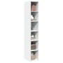 Hoher Schrank aus weißem Ingenieurholz 30x41x185 cm von , Sideboards - Ref: Foro24-846411, Preis: 89,07 €, Rabatt: %