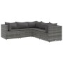 5-piece garden furniture set with gray synthetic rattan cushions by , Garden sets - Ref: Foro24-3308122, Price: 331,37 €, Dis...