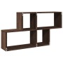 Engineered wood brown oak wall shelf 100x20x53 cm by , Shelves and shelves - Ref: Foro24-848023, Price: 47,43 €, Discount: %