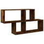 Engineered smoked oak wood wall shelf 100x20x53 cm by , Shelves and shelves - Ref: Foro24-848021, Price: 48,99 €, Discount: %