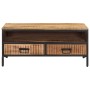 Mesa de centro de madera maciza de mango rugosa 90x50x30 cm de , Mesas de centro - Ref: Foro24-374064, Precio: 157,05 €, Desc...