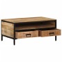 Mesa de centro de madera maciza de mango rugosa 90x50x30 cm de , Mesas de centro - Ref: Foro24-374064, Precio: 157,05 €, Desc...