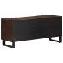 Solid mango wood TV stand in brown, 105x34x46 cm by , CD and DVD storage - Ref: Foro24-377438, Price: 119,21 €, Discount: %