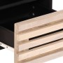 TV-Möbel aus massivem weißem Mangoholz 70x34x46 cm von , CD- und DVD-Speicher - Ref: Foro24-377444, Preis: 110,47 €, Rabatt: %