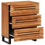 Solid acacia wood sideboard 60x34x75 cm by , Lockers and storage cabinets - Ref: Foro24-377452, Price: 145,99 €, Discount: %