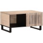 Solid white mango wood coffee table 80x51x40 cm by , Coffee table - Ref: Foro24-377459, Price: 124,85 €, Discount: %