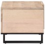 Massiver Couchtisch aus weißem Mangoholz 80x51x40 cm von , Couchtisch - Ref: Foro24-377459, Preis: 133,99 €, Rabatt: %