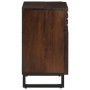 Mesita de noche madera maciza mango marrón 50x34x60 cm de , Mesitas de noche - Ref: Foro24-377478, Precio: 104,97 €, Descuent...