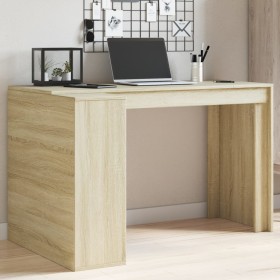 Escritorio madera de ingeniería roble Sonoma 123,5x73,5x75 cm de , Escritorios - Ref: Foro24-847984, Precio: 102,99 €, Descue...