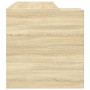 Escritorio madera de ingeniería roble Sonoma 123,5x73,5x75 cm de , Escritorios - Ref: Foro24-847984, Precio: 103,62 €, Descue...