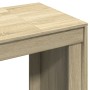 Engineered wood desk in Sonoma oak, 123.5x73.5x75 cm by , Desks - Ref: Foro24-847984, Price: 102,99 €, Discount: %