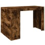 Engineered wood smoked oak desk 123.5x73.5x75 cm by , Desks - Ref: Foro24-847986, Price: 102,21 €, Discount: %