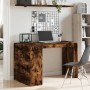 Engineered wood smoked oak desk 123.5x73.5x75 cm by , Desks - Ref: Foro24-847986, Price: 102,21 €, Discount: %