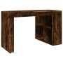 Engineered wood smoked oak desk 123.5x73.5x75 cm by , Desks - Ref: Foro24-847986, Price: 102,21 €, Discount: %