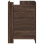 Engineered wood brown oak bedside table 45x50x65 cm by , Nightstands - Ref: Foro24-848310, Price: 105,84 €, Discount: %