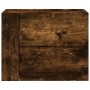 Wall-mounted bedside table in smoked oak color, 45x30x35 cm by , Nightstands - Ref: Foro24-848333, Price: 57,99 €, Discount: %