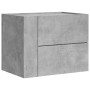 Mesitas de noche de pared 2 unidades gris hormigón 45x30x35 cm de , Mesitas de noche - Ref: Foro24-848331, Precio: 52,34 €, D...