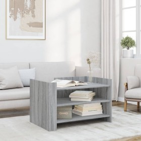 Sonoma gray engineered wood coffee table 80x50x50 cm by , Coffee table - Ref: Foro24-848344, Price: 91,99 €, Discount: %