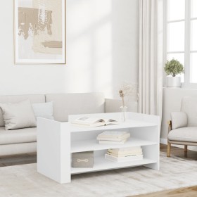 White engineered wood coffee table 100x50x50 cm by , Coffee table - Ref: Foro24-848346, Price: 106,99 €, Discount: %