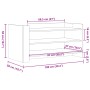 Mesa de centro de madera de ingeniería blanca 100x50x50 cm de , Mesas de centro - Ref: Foro24-848346, Precio: 93,04 €, Descue...