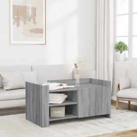 Graue Sonoma-Ingenieurholz-Couchtisch 100x50x50 cm von , Couchtisch - Ref: Foro24-848365, Preis: 114,99 €, Rabatt: %