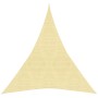 Toldo de vela HDPE beige 160 g/m² 3x4x4 m de vidaXL, Sombrillas - Ref: Foro24-311145, Precio: 23,99 €, Descuento: %