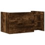 Mesa de centro madera de ingeniería roble ahumado 100x50x50 cm de , Mesas de centro - Ref: Foro24-848350, Precio: 95,77 €, De...